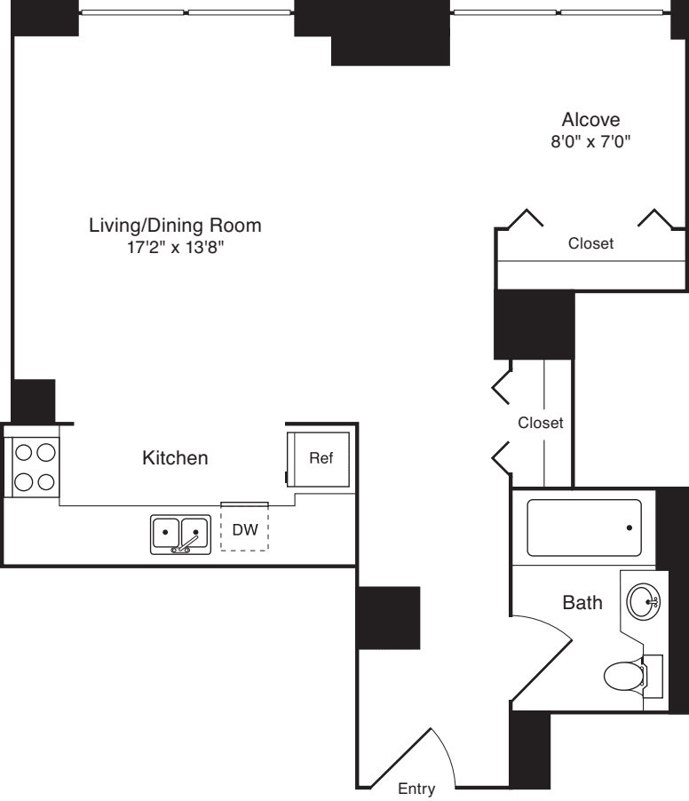 Residence M, floors 18-20