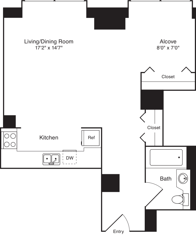 Residence M, floors 19-20