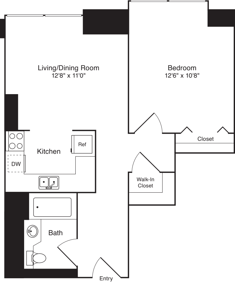 Residence K, floors 18-20