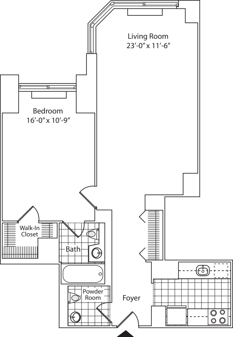 Residence U, Floors 5-17