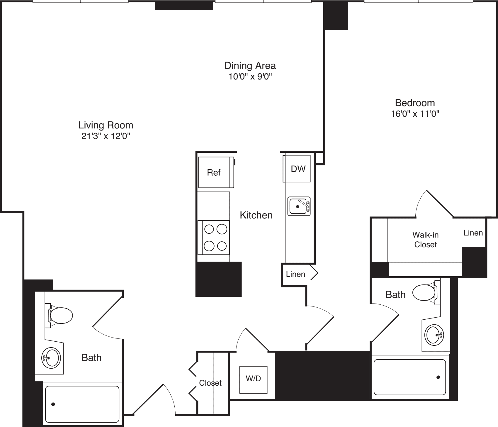 Residence, Floors 21F-36F