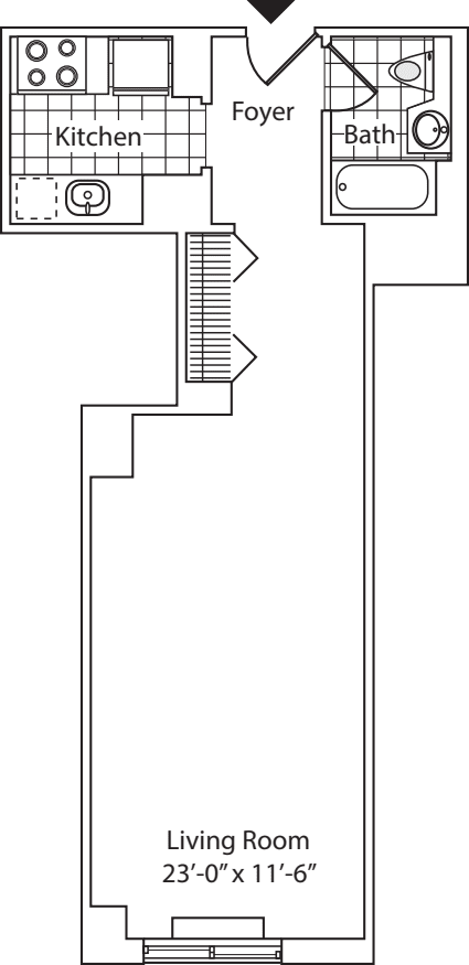 Residence U, floor 3 floorplan