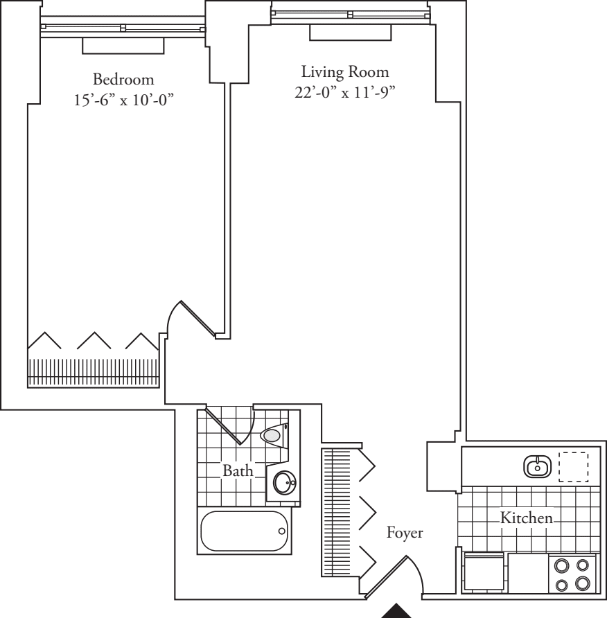 Residence T, floors 5-17