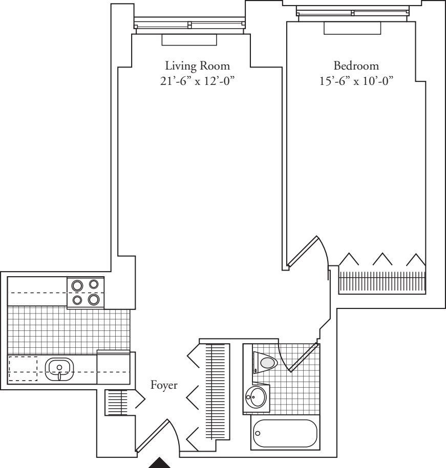 Residence S, floors 5-17
