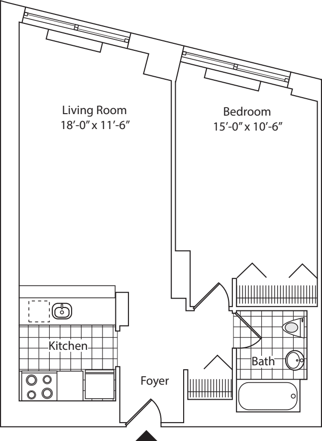 Residence B, floors 16-17