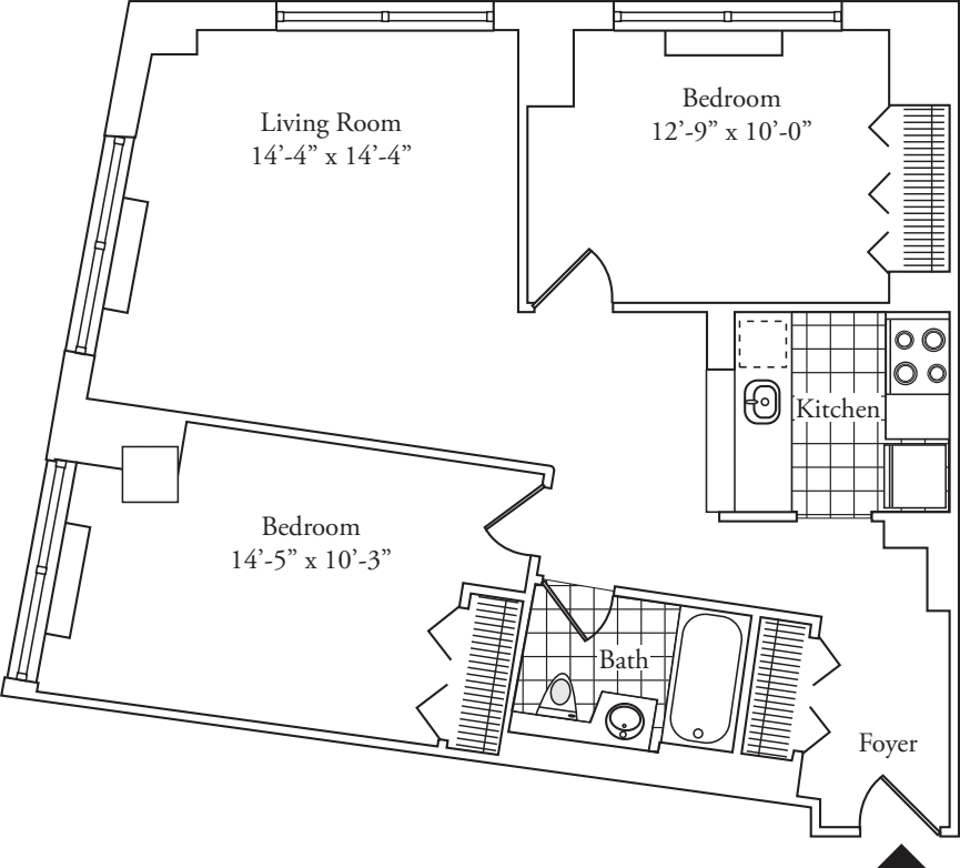 Residence 06, floors 3-6