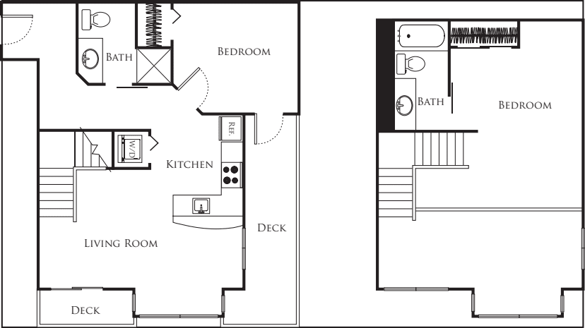 One Bed - F1B floorplan