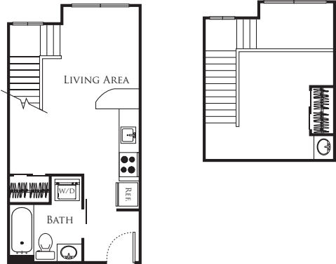 Micro One Bed - C2c 702 floorplan