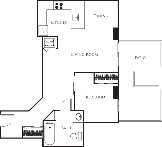 Micro One Bed - D6 227