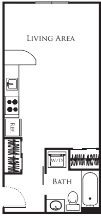 Micro C1 - No Balcony floorplan