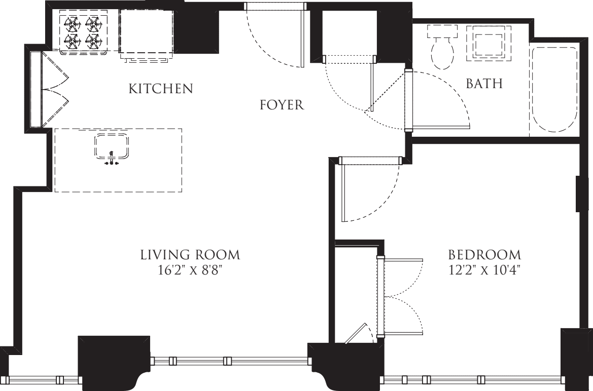 1H floorplan