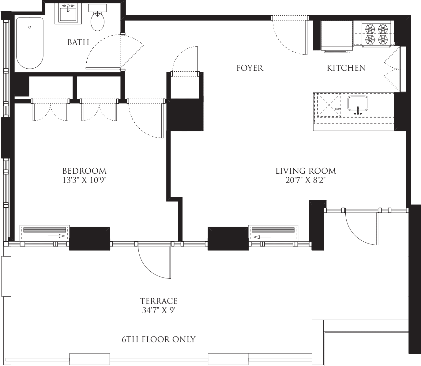 H Floor 6-7 floorplan