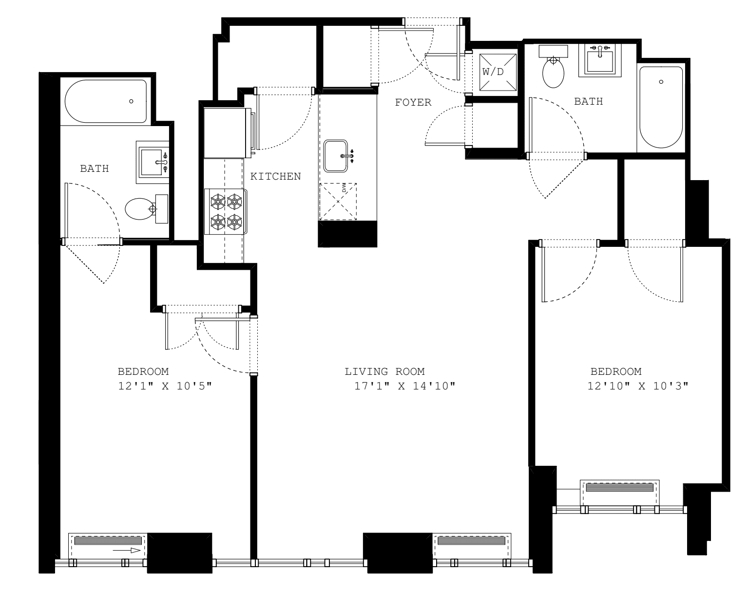 2C & 5H floorplan