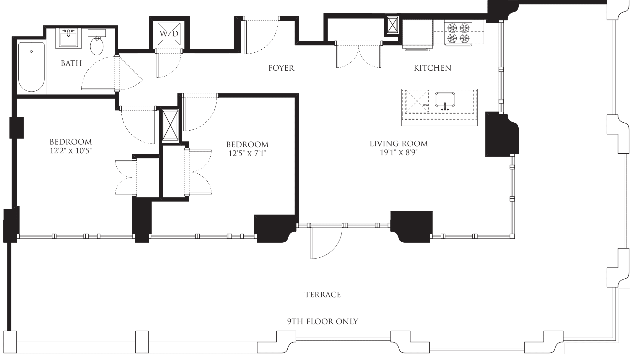 2E floorplan