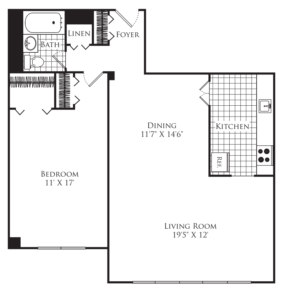 The Newell floorplan