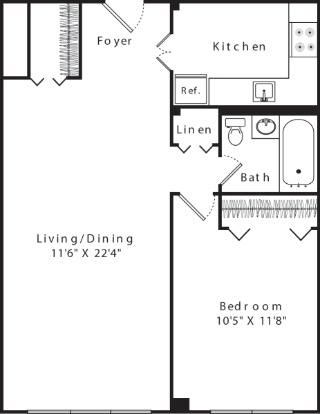 The Seville T floorplan