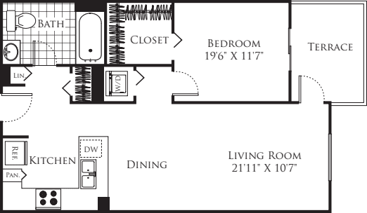 1 Bedroom FP 18