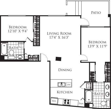 2 Bedroom FP 07 floorplan