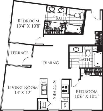 2 Bedroom FP 15