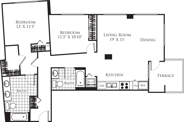 2 Bedroom FP 30