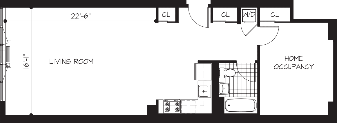 0A Den floorplan