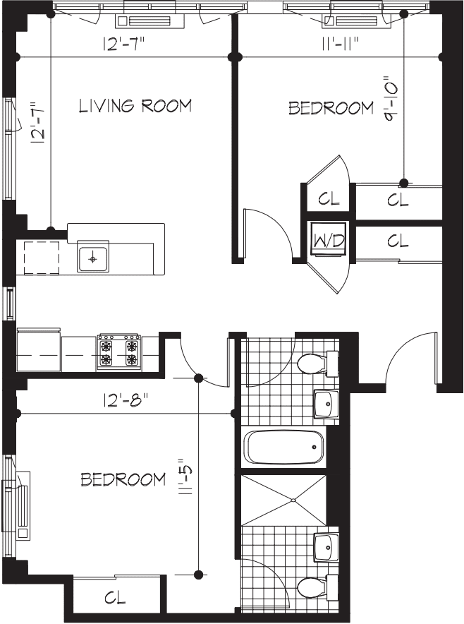 2C floorplan