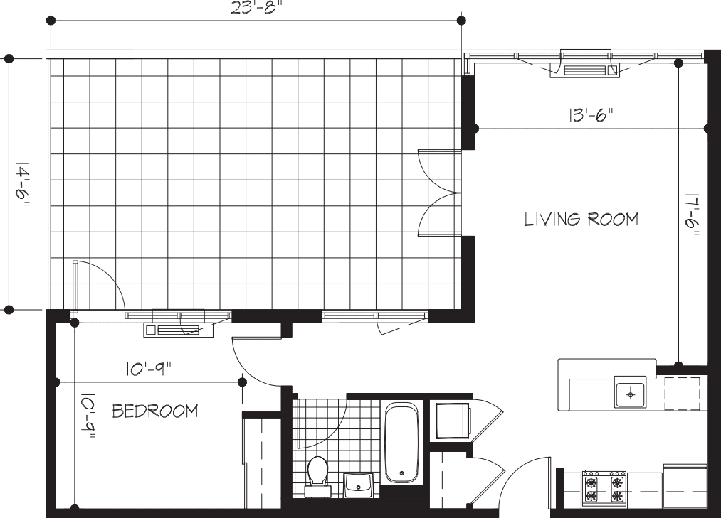 1C floorplan
