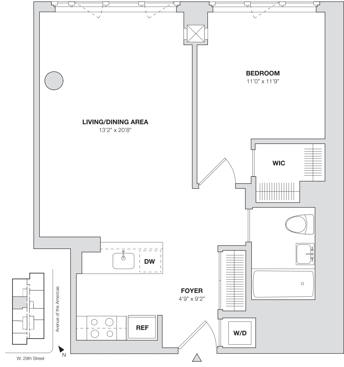 1 Bedroom B