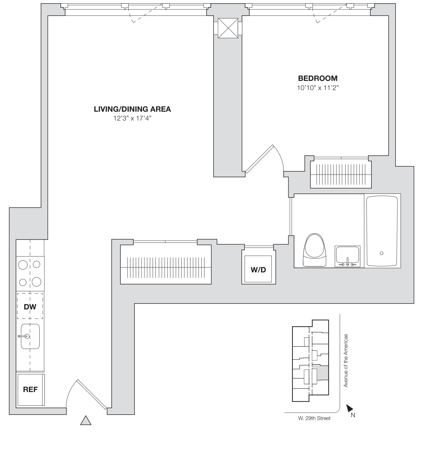 1 Bedroom I.2