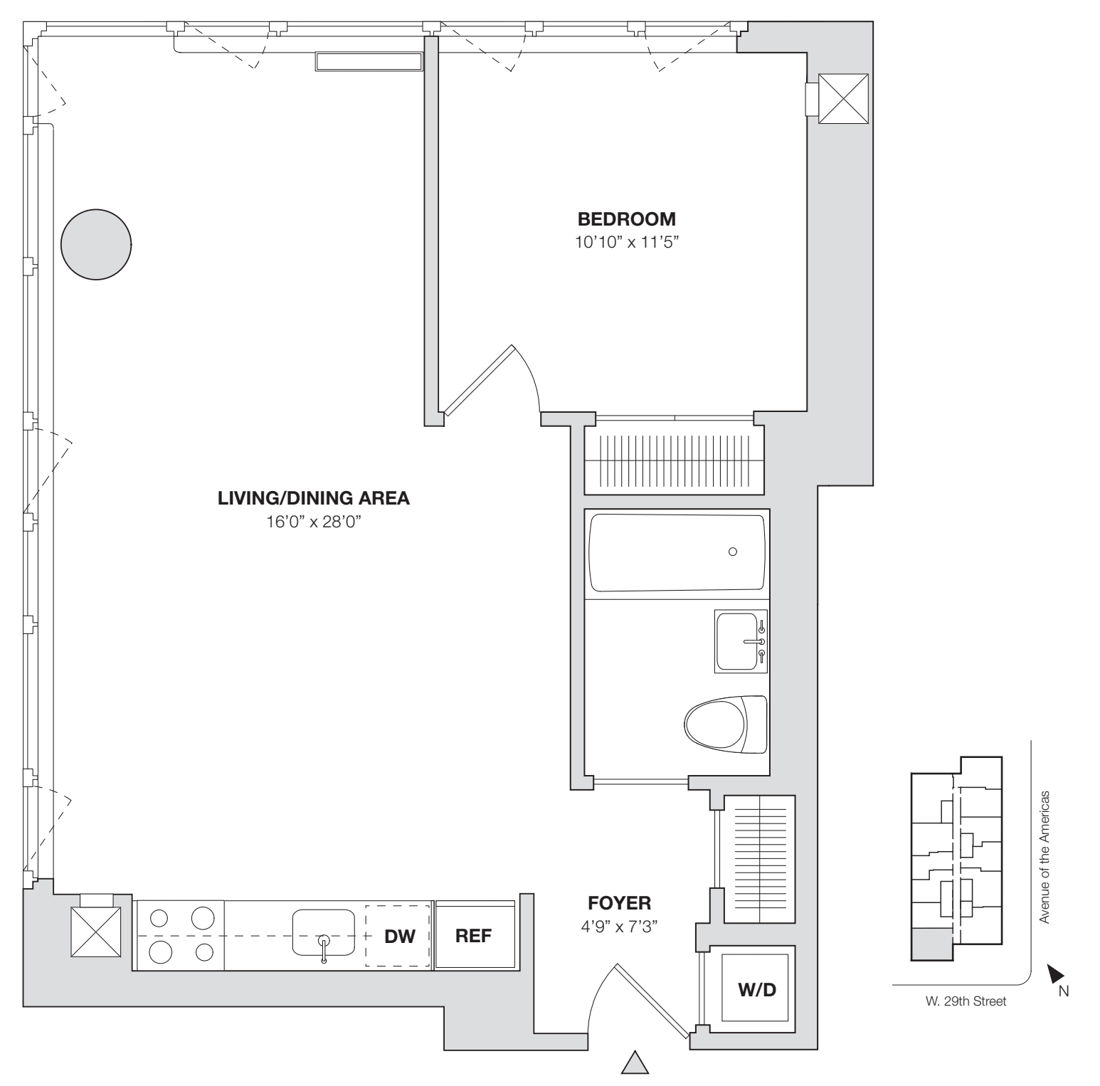 1 Bedroom K