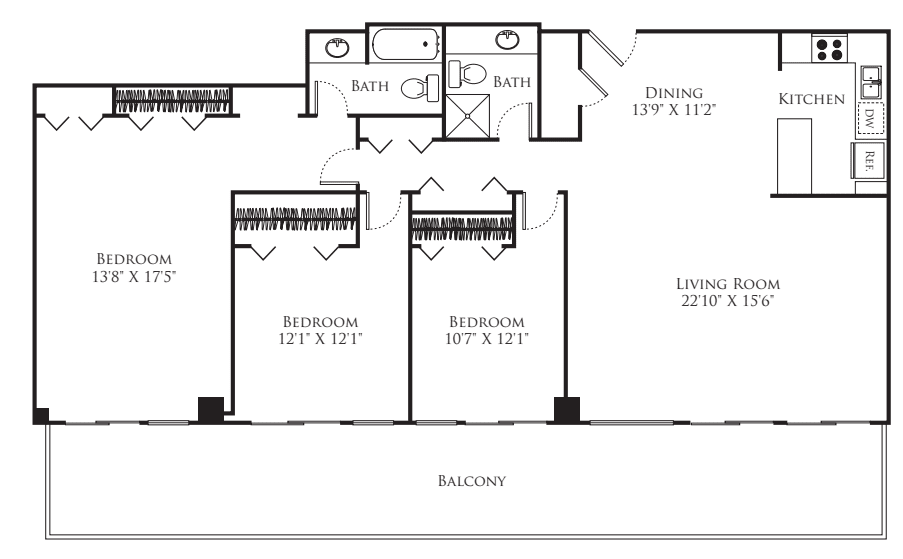 3 Bedroom Tower