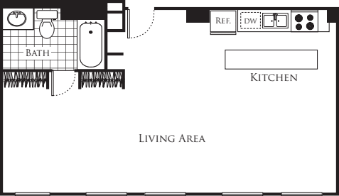 Studio C4 floorplan