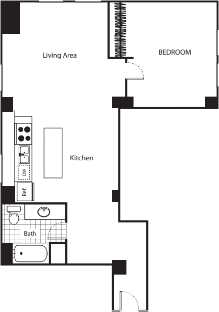 One Bedroom D3