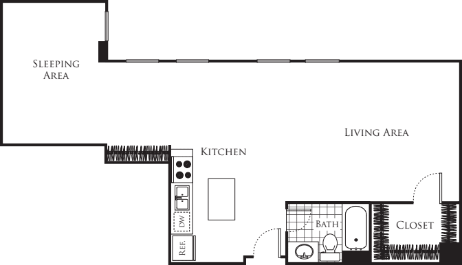 Studio D5 floorplan