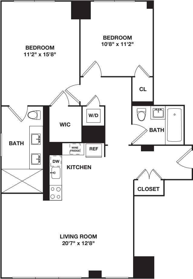 Two Bedroom 12A