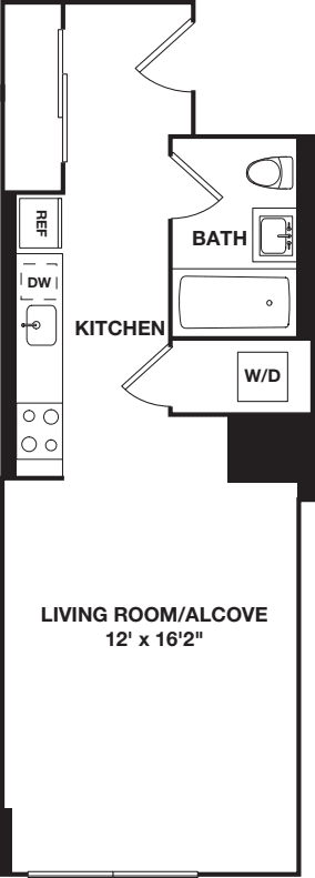 Studio P floorplan