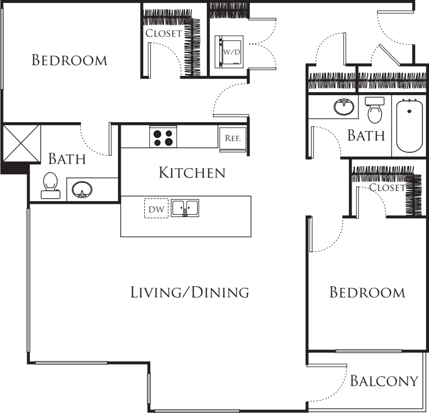 B12- Income Restricted floorplan