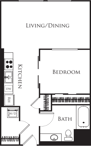 A1- Income Restricted floorplan