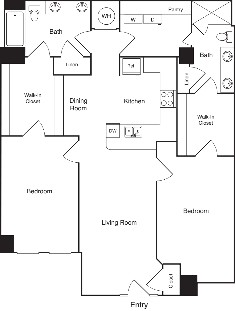 2 Bedrooms B1
