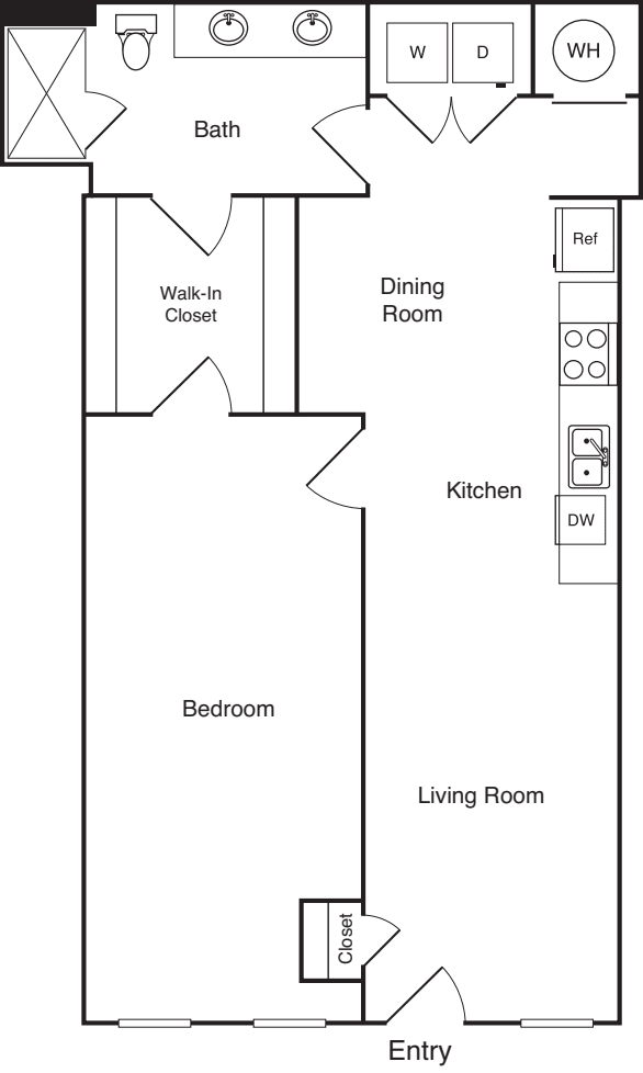 1 Bedroom A2