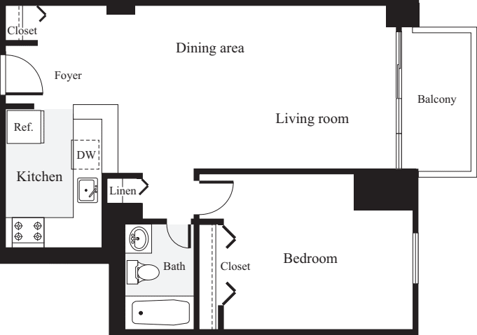 1 Bedroom D