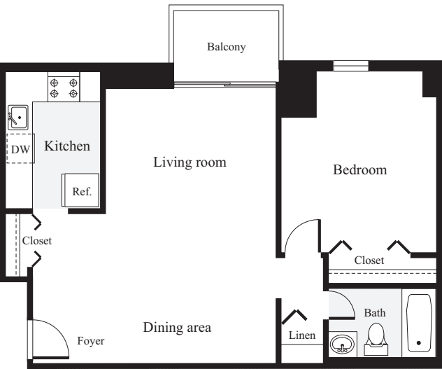 1 Bedroom G