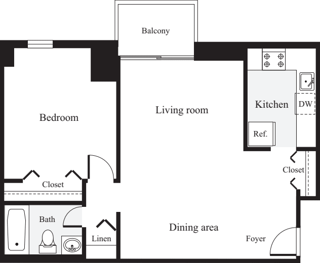 1 Bedroom H