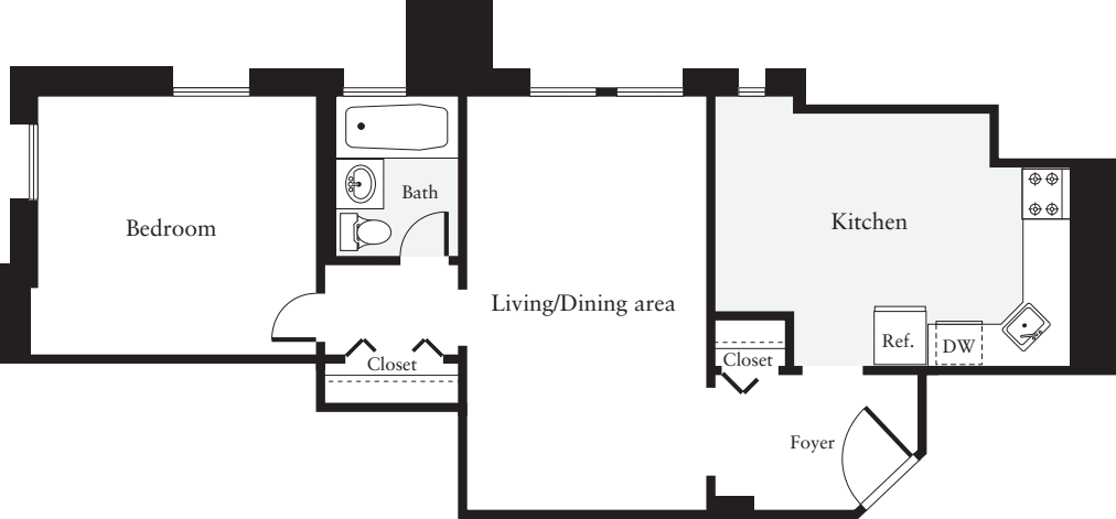 1 Bedroom L