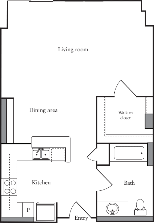 Studio U floorplan