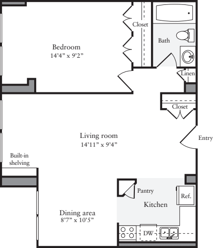 1 Bedroom C