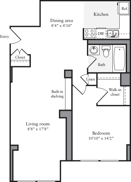 1 Bedroom E