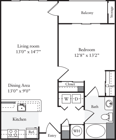 1 Bedroom A