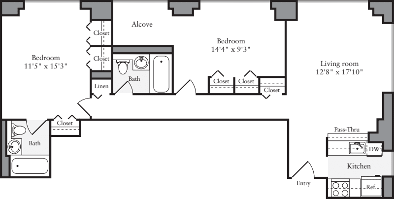 2 Bedroom F