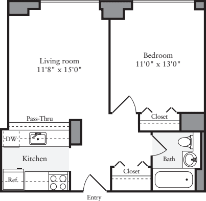 1 Bedroom A
